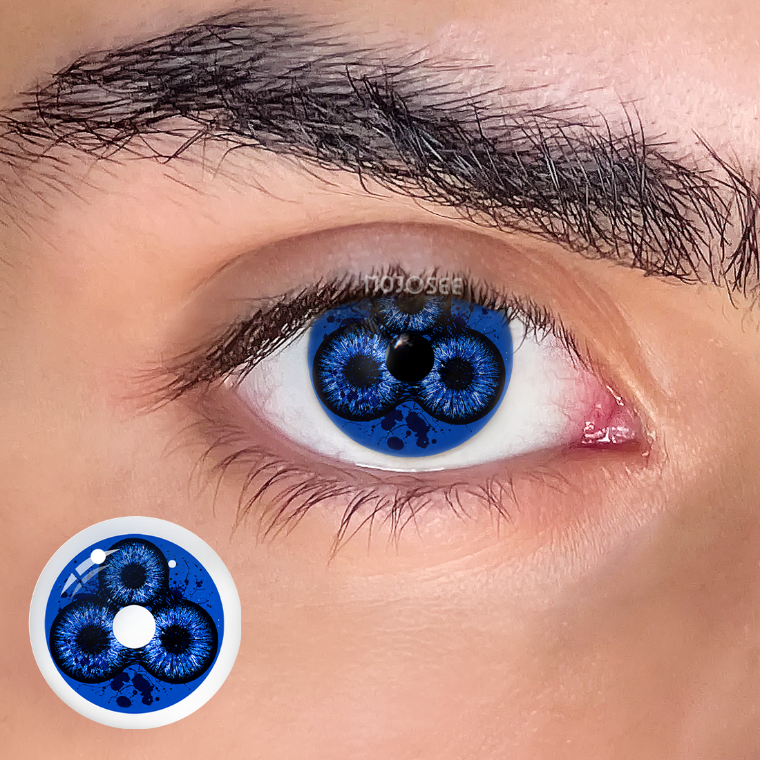 Blood Dragon Frenzy Colored Contact Lenses for Men