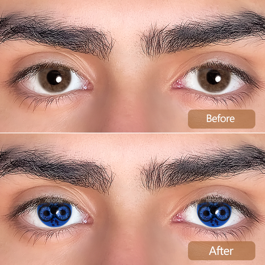 Blood Dragon Frenzy Colored Contact Lenses for Men