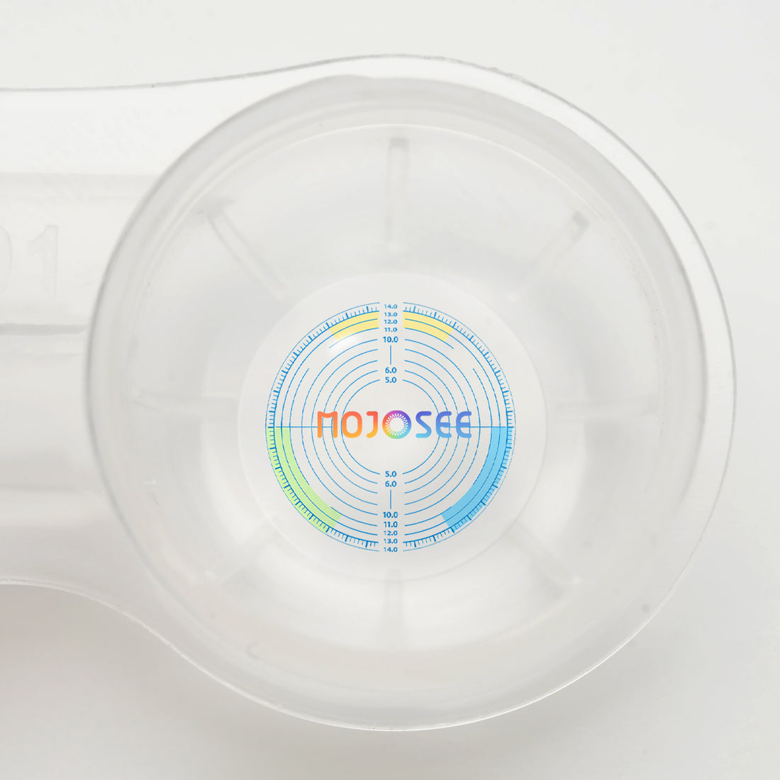Plano Colored Contact Lens Measuring Ruler, Half‑Year Disposable 1‑Pack
