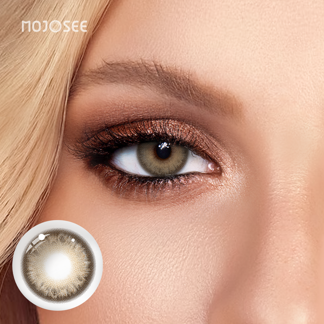 Tulip Nebula Brown Colored Contact Lenses