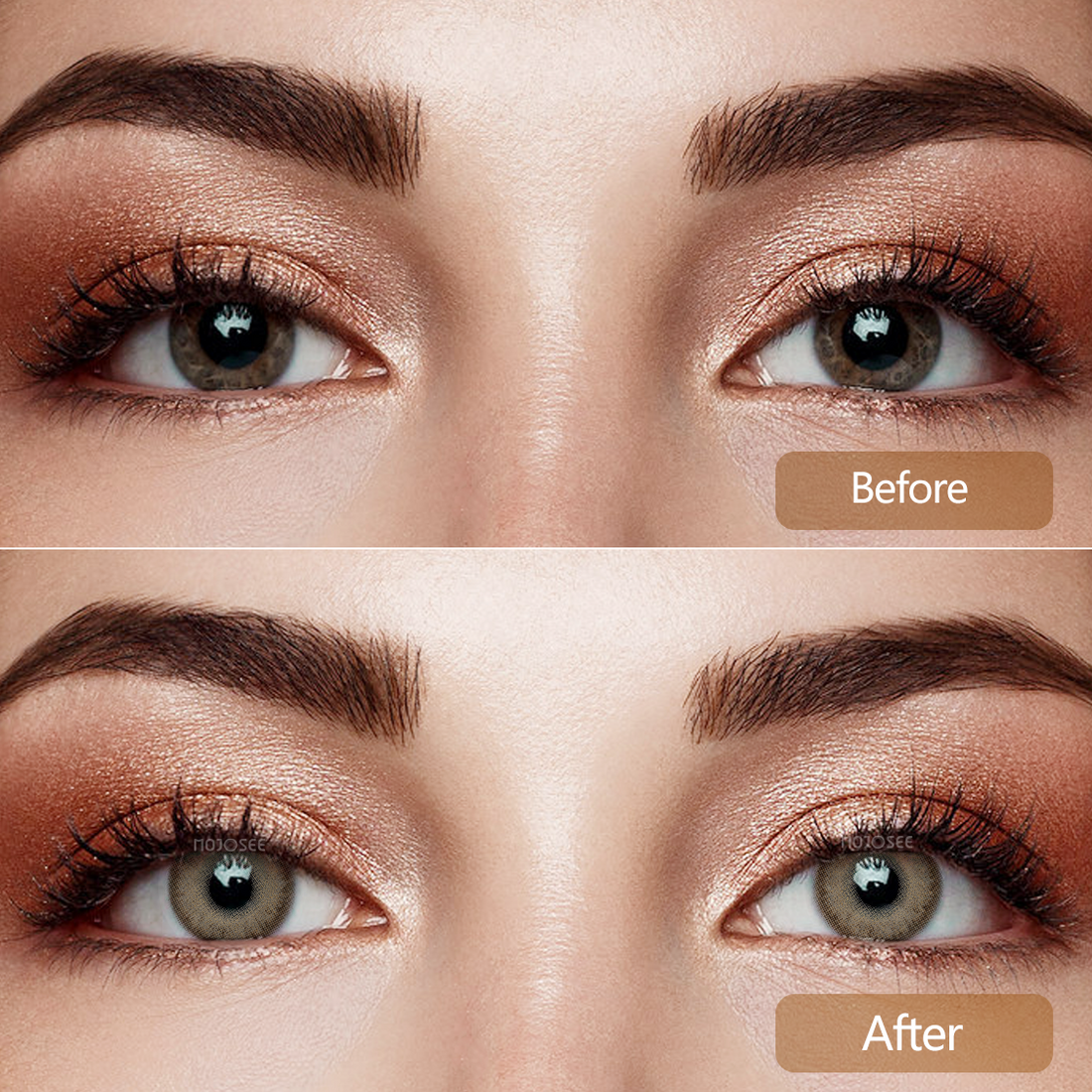 Tulip Nebula Brown Colored Contact Lenses
