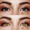 Lizard Eye Brown Colored Contact Lenses