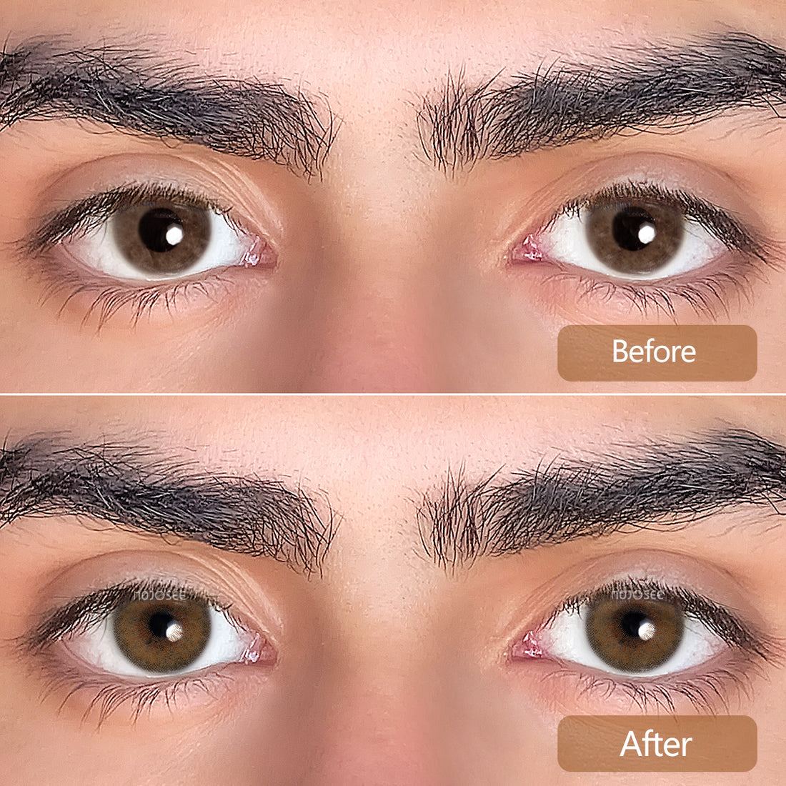 Cleopatra Hazel Colored Contact Lenses for Men