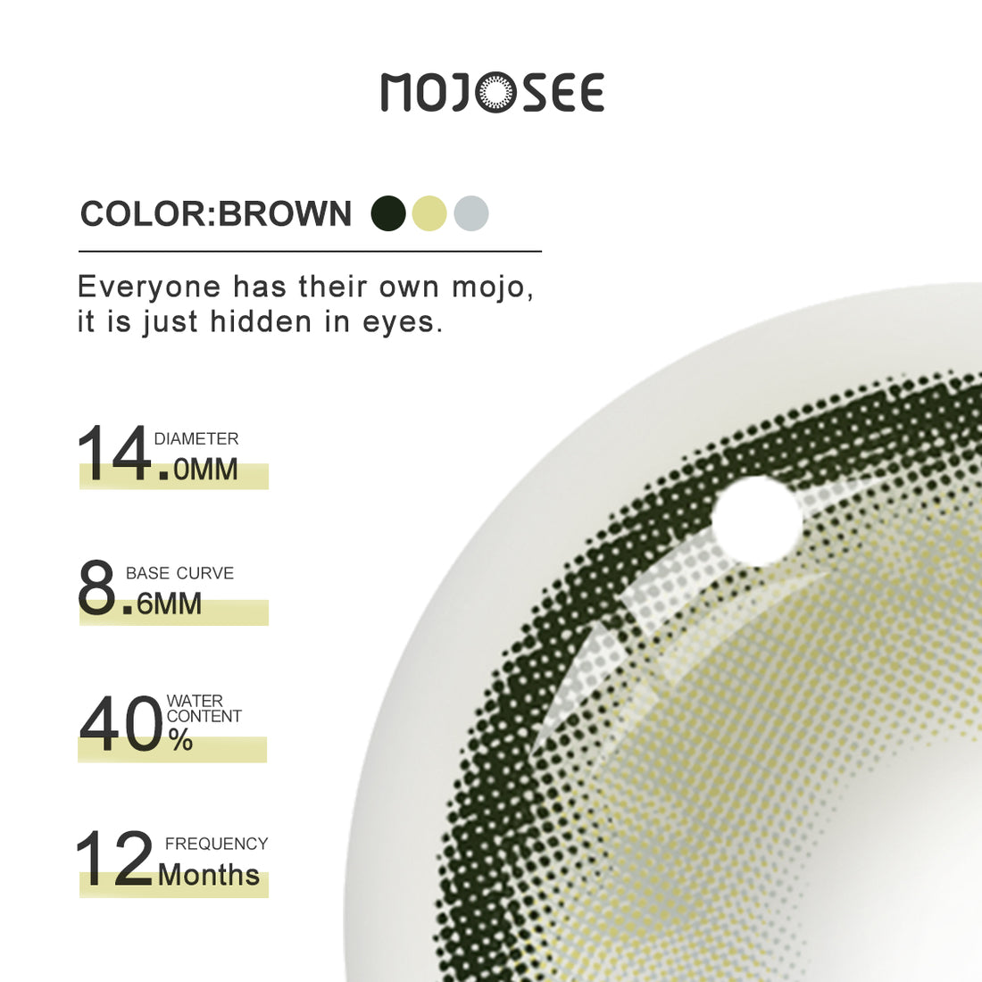 Secrecy Sands Green Colored Contact Lenses