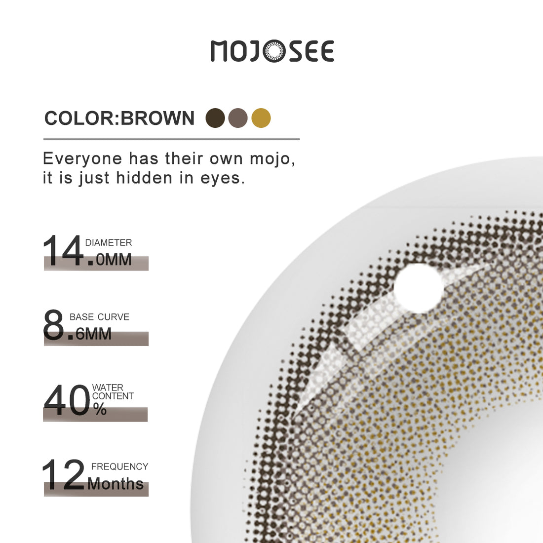 Twilight Brown Colored Contact Lenses