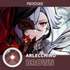 Arlecchino Prescription Cosplay Contact Lenses – Genshin Impact