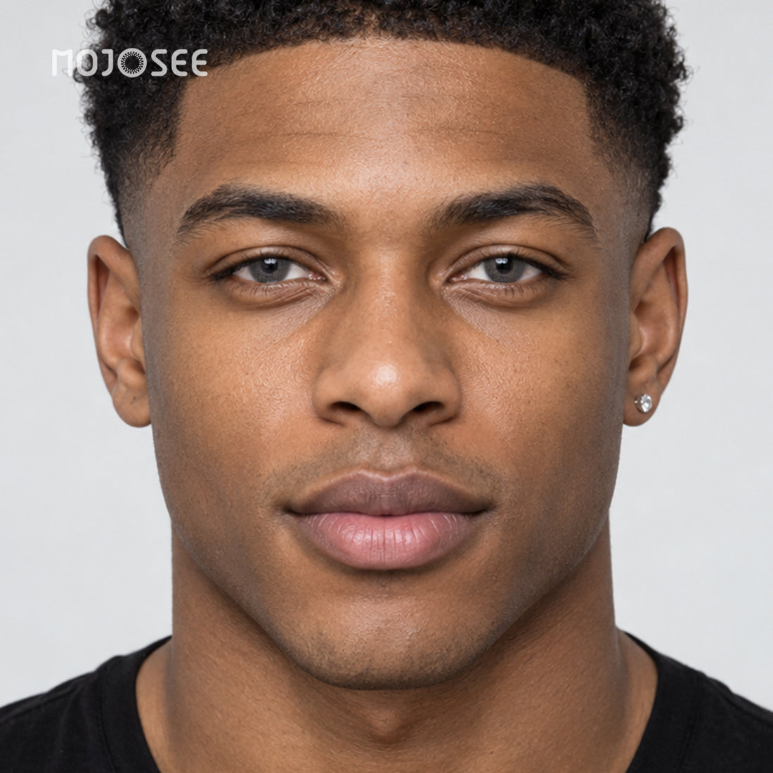 Gloomy Gray Colored Contact Lenses for Men