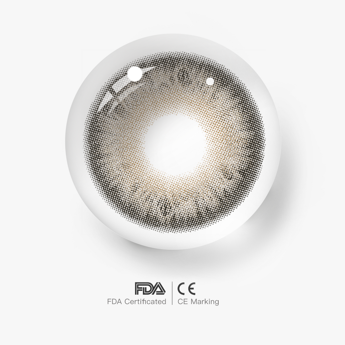 Witch Nebula Gray Colored Contact Lenses