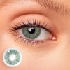 Giant Green Colored Contact Lenses