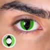 Cat Eye Green Colored Contact Lenses for Men – Green Slit Pupil