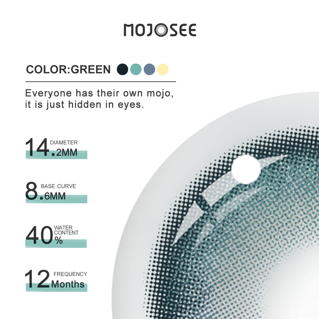 Emerald Spell Colored Contact Lenses