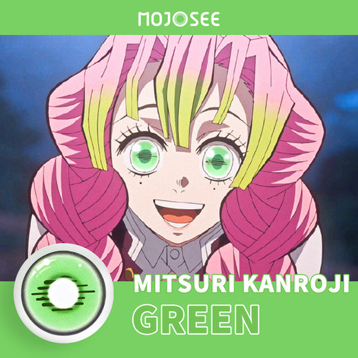Mitsuri Kanroji Cosplay – green colored contact lenses