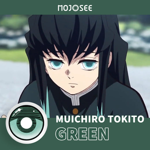 Muichiro Tokito Cosplay – green colored contact lenses