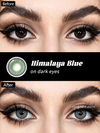 Himalaya Blue Colored Contact Lenses