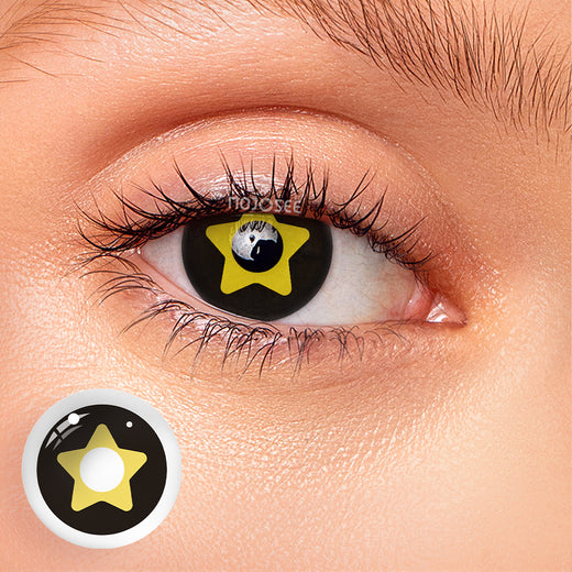 Yumeno Kyusaku (Right Eye) Star Pupil Prescription Cosplay Contact Lenses – Bungo Stray Dogs