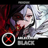 Arlecchino Cross Pupil Cosplay Contact Lenses – Genshin Impact