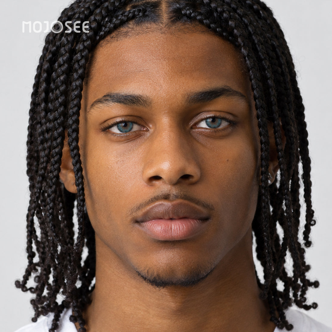 Cleopatra Blue Colored Contact Lenses for Men