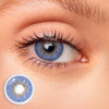 Wildness Peacock Blue Colored Contact Lenses