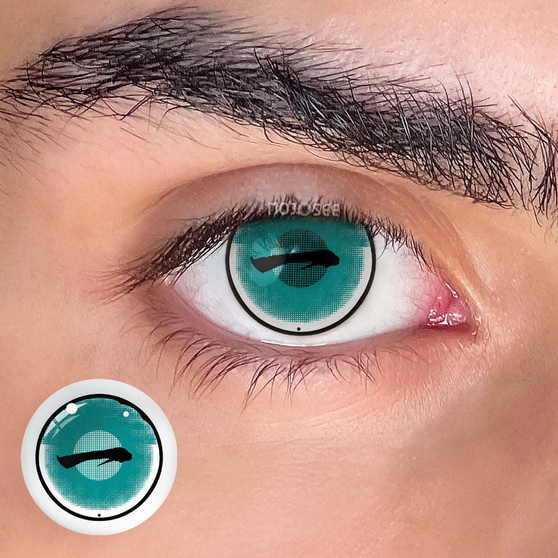 Enmu Lower Rank Calligraphy (Left Eye) Cosplay Contact Lenses – Demon Slayer