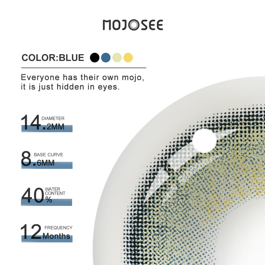 Wild DNA Colored Contact Lenses for Men