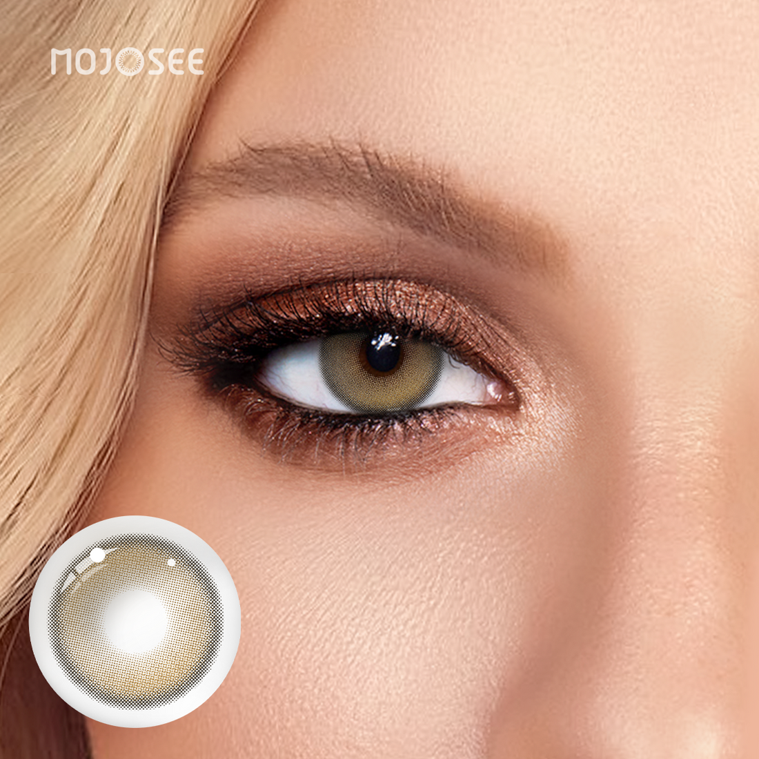 Bejeweled Brown Colored Contact Lenses