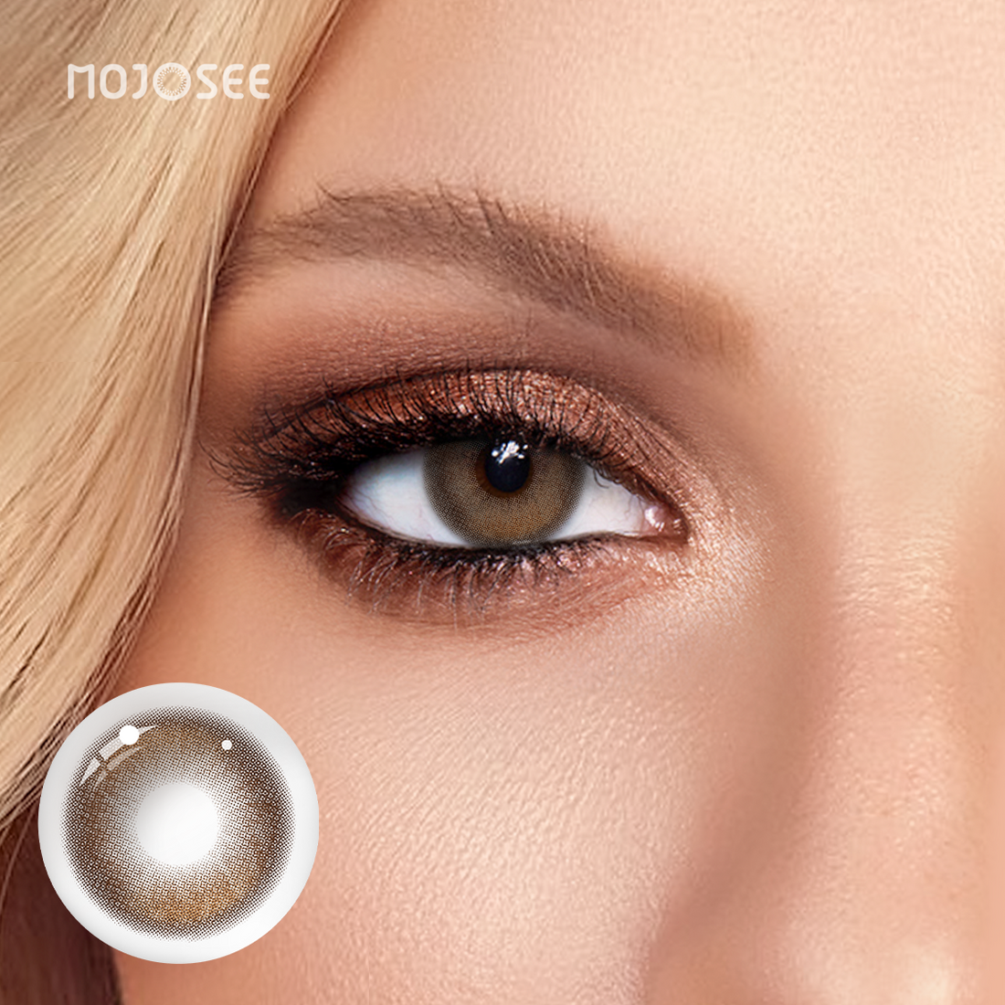 Glimmer Brown Colored Contact Lenses
