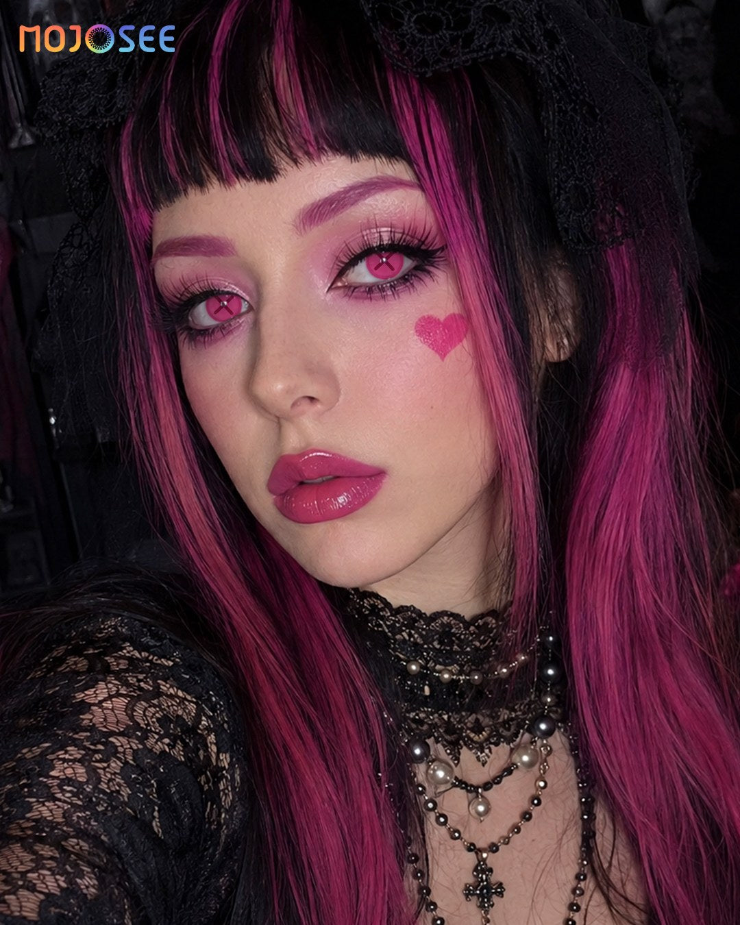 Button Eye Azalea Vera Nair Perfumer Colored Contact Lenses – Identity V — look 4