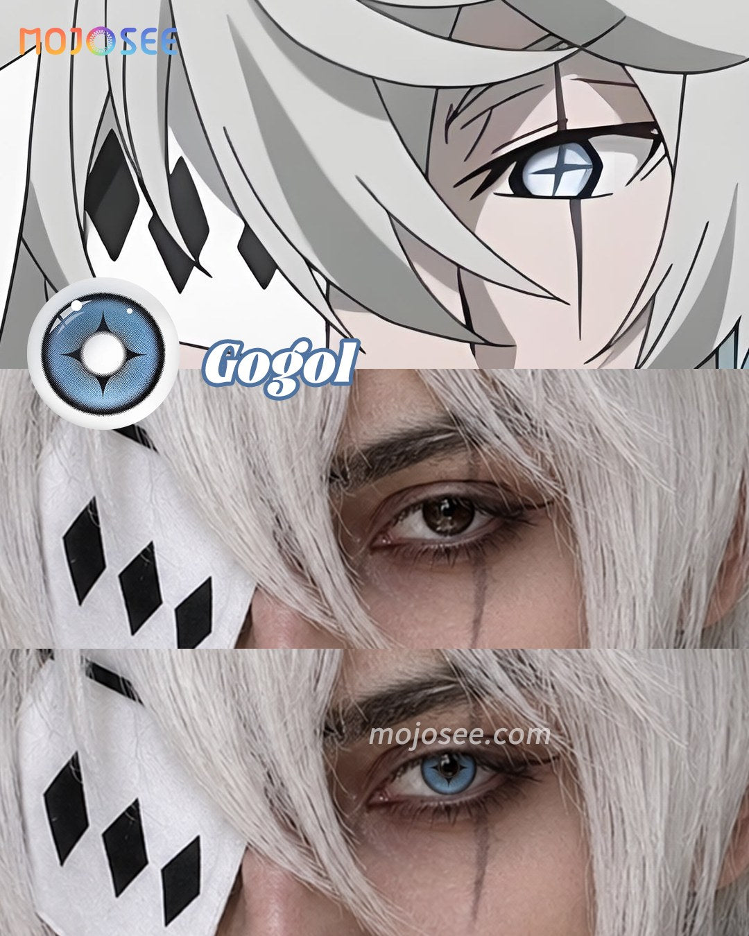 Gogol Prescription Cosplay Contact Lenses – Bungo Stray Dogs — look 6
