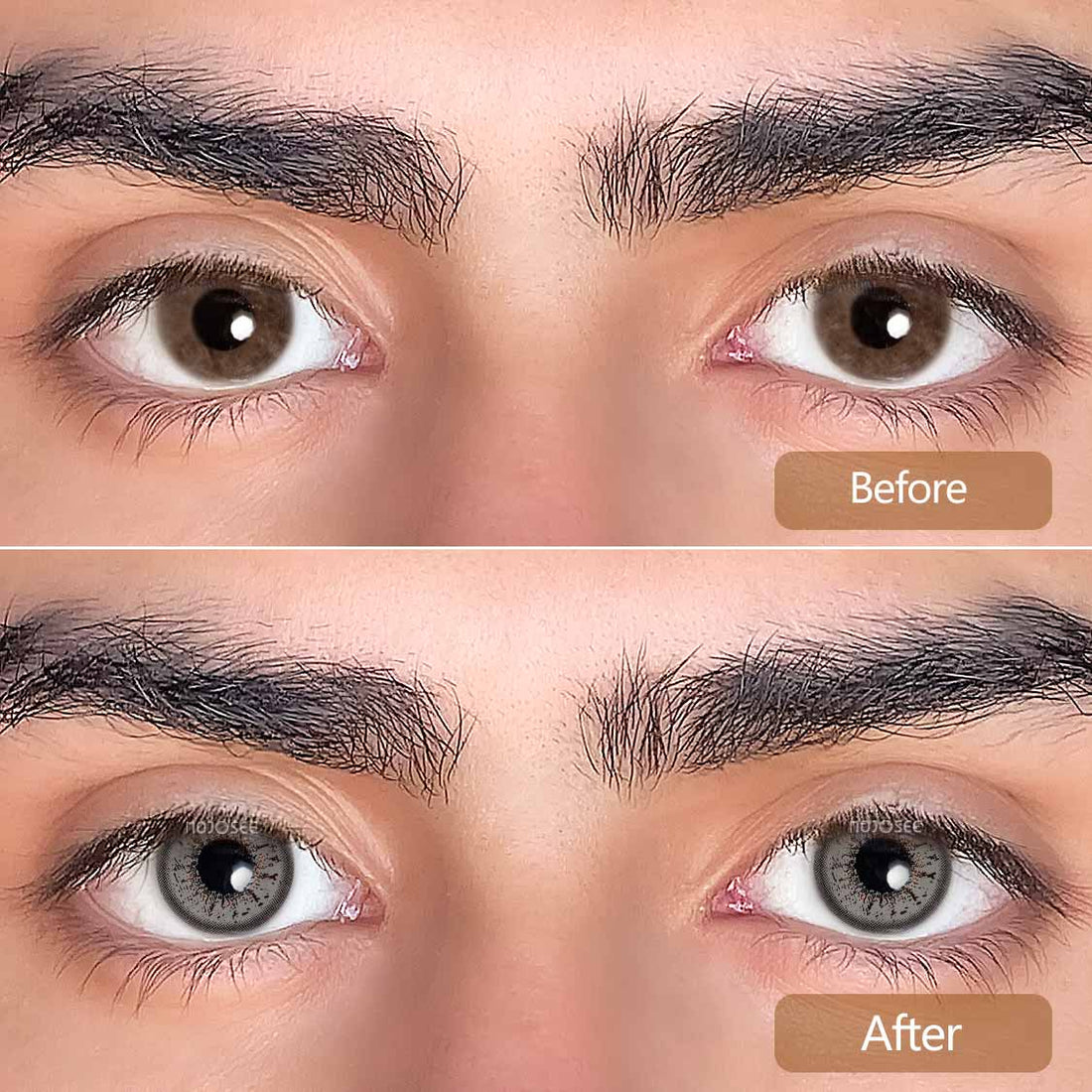 Shoto Todoroki Right Eye Cosplay Contact Lenses — My Hero Academia