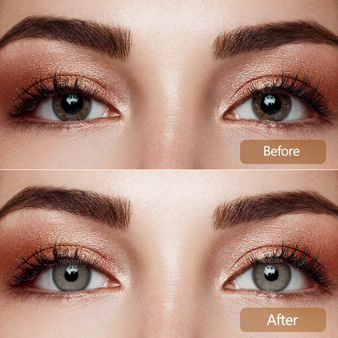 Secret Gray Colored Contact Lenses