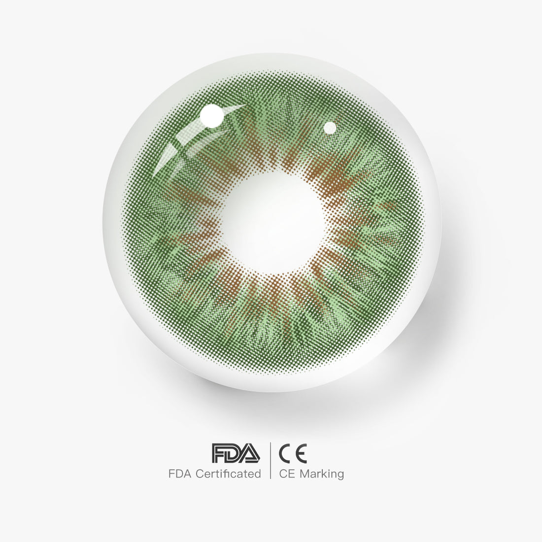 Wildness Snake Green Colored Contact Lenses for Men