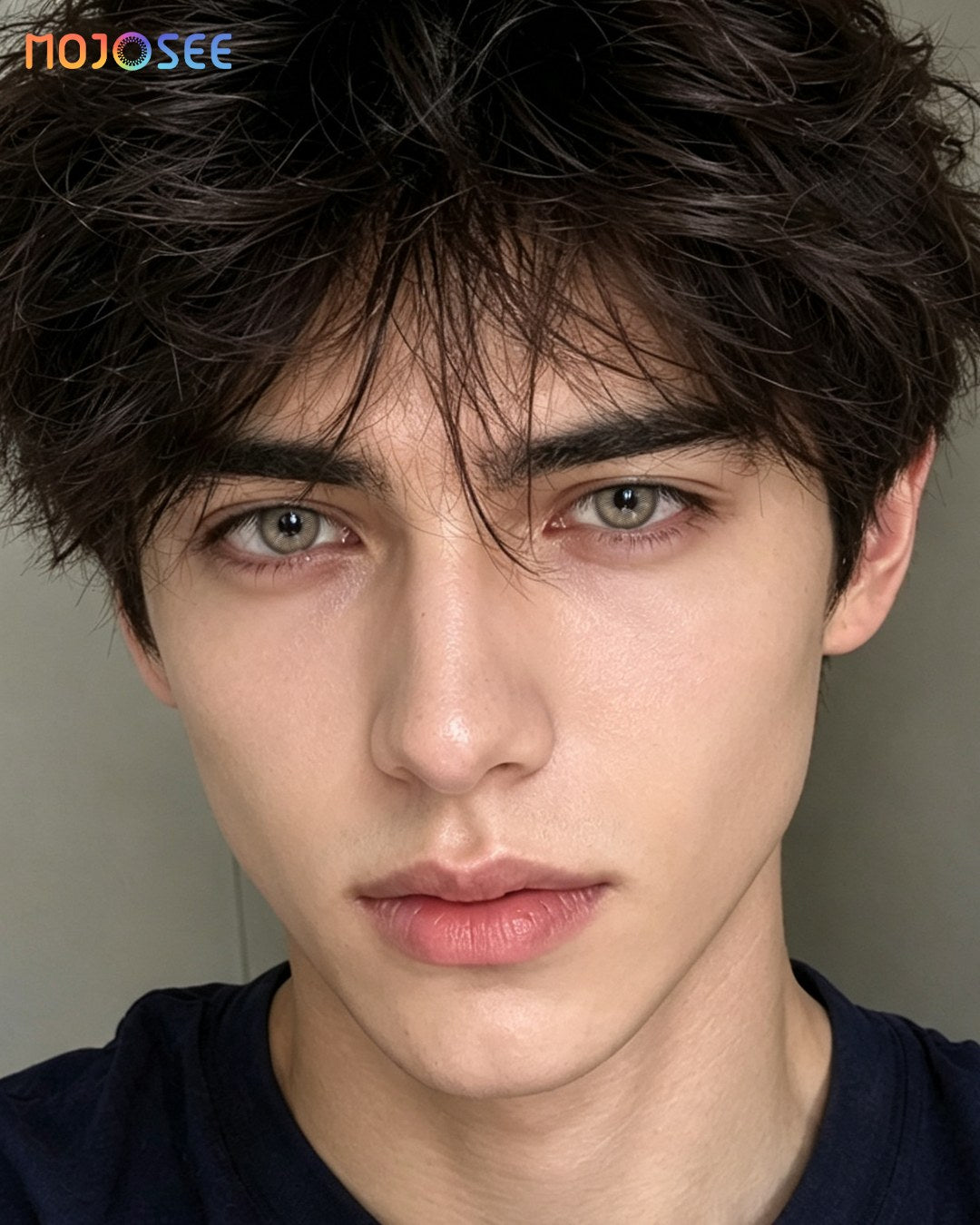 Taupe Brown Contact Lenses - Soft Gradient Natural Look — look 3