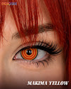 Makima Yellow Prescription Cosplay Contact Lenses for Men – Chainsaw Man