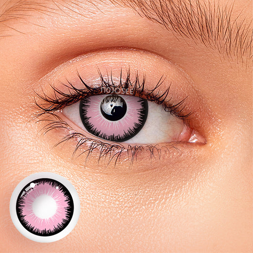 Kanao Tsuyuri Pink Iris Cosplay Contact Lenses – Demon Slayer