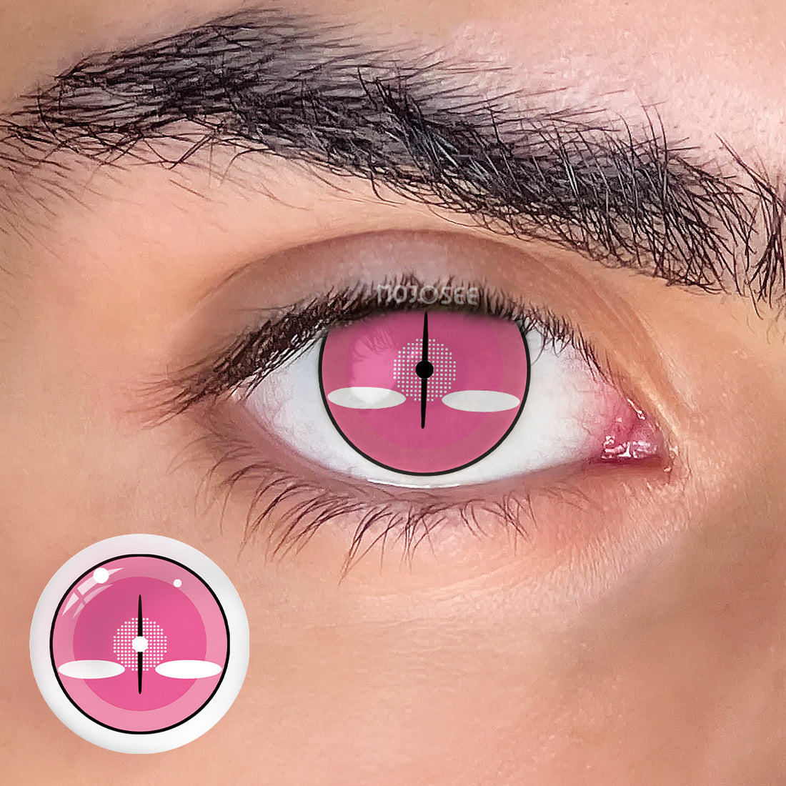 Nezuko Demon Cosplay Contact Lenses for Men – Demon Slayer