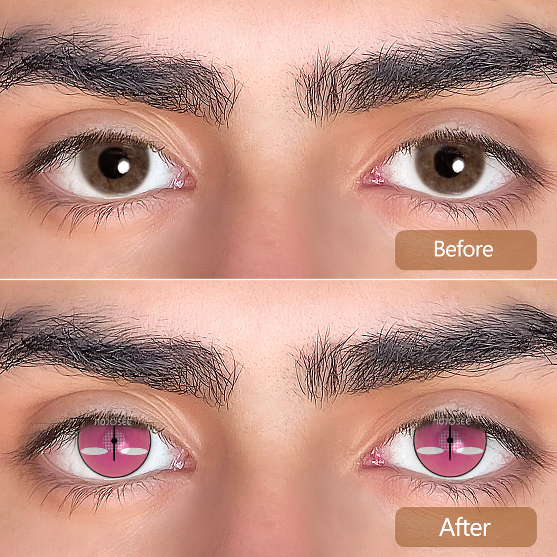 Nezuko Demon Cosplay Contact Lenses for Men – Demon Slayer
