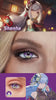 Shenhe cosplay eye look wearing Mojosee cosplay contact lenses – real-wear video