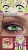 Mitsuri Kanroji cosplay eye look wearing Mojosee cosplay contact lenses – real-wear video