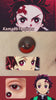 Kamado Tanjirou cosplay eye look wearing Mojosee cosplay contact lenses – real-wear video