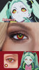 Rebecca cosplay eye look wearing Mojosee cosplay contact lenses – real-wear video