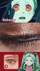 Rebecca cosplay eye look wearing Mojosee cosplay contact lenses – real-wear video