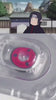 Wearing Uchiha Obito Kakashi colored contact lenses on camera – real-wear video