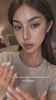 Wearing Vika Tricolor Green colored contact lenses on camera – real-wear video