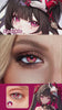 Sparkle cosplay contacts try-on