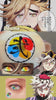 Multicolour cosplay eye look wearing Mojosee cosplay contact lenses – real-wear video
