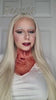Wearing Zombie colored contact lenses on camera – real-wear video