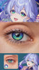 Robin cosplay contacts try-on