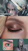 Sephiroth cosplay eye look wearing Mojosee cosplay contact lenses – real-wear video
