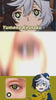 Yumeno Kyusaku cosplay eye look wearing Mojosee cosplay contact lenses – real-wear video
