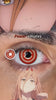 Power Prescription Cosplay Contact Lenses for Men – Chainsaw Man — on-eye video